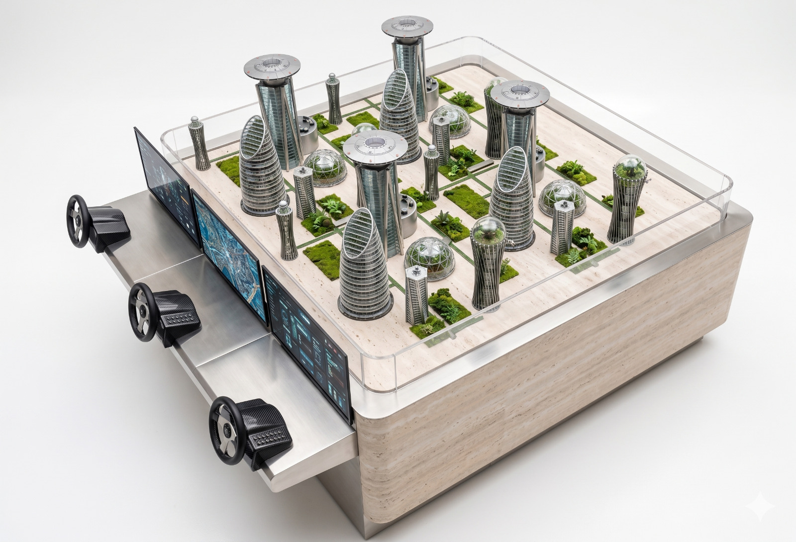 RC Arena Diorama — Digima top view